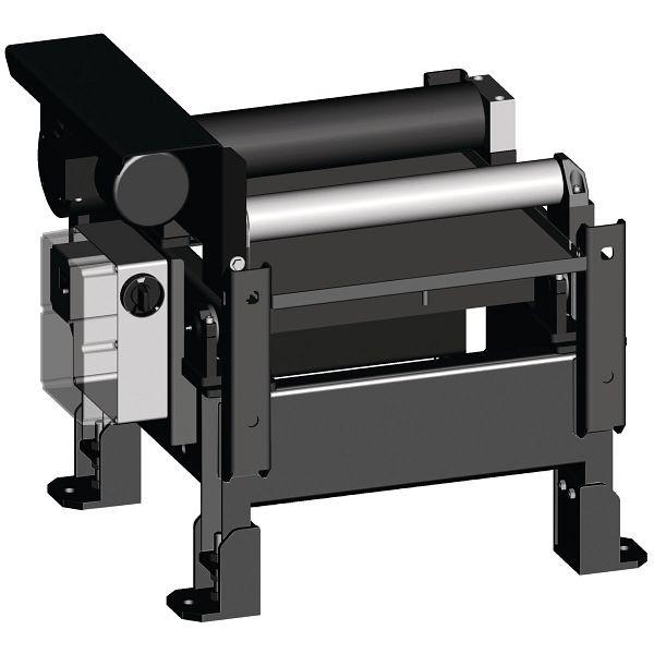 Metallkraft Rollenbahn 900 x 620 mm, motorisch, mit hydraulisch angetriebener Heberolle, 3649066