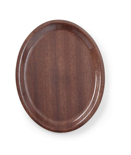 Hendi Serviertablett Woodform, 200 mm, oval, Holz, 507568