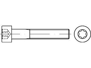 Zylinderschrauben ISO 14579 8.8 M 8 x 30 galvanisch verzinkt VE=S (200 Stück)