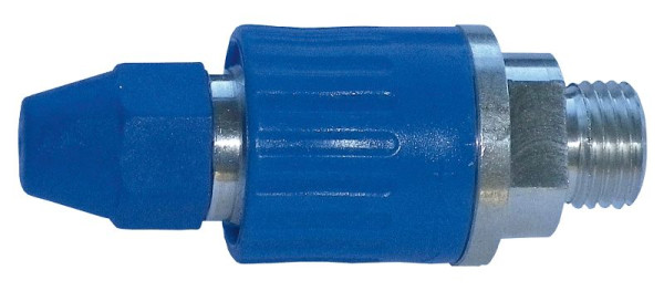 ELMAG Regulierbare Luftspardüse, Alu, blau für Ausblaspistolen, 32538