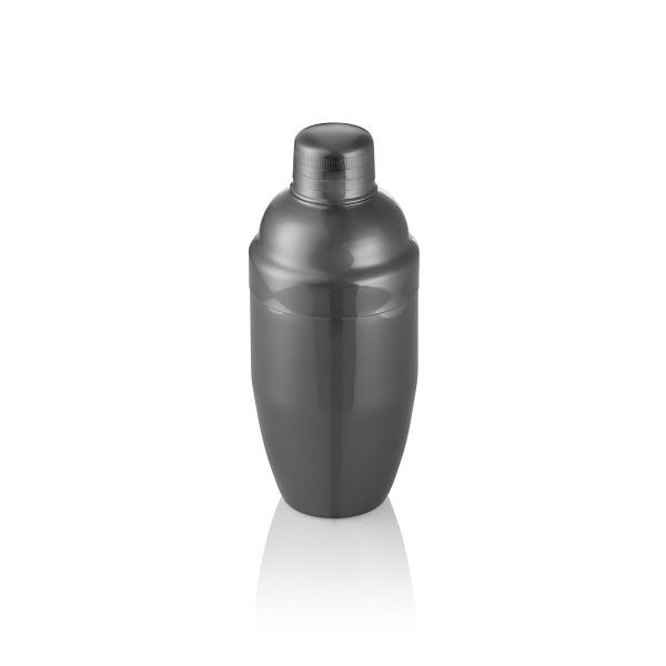 WAS Shaker Classic NOCTURN, 0,5 Liter, Ø 8,5 cm, gun metal, Chromnickelstahl 18/8, 8301050