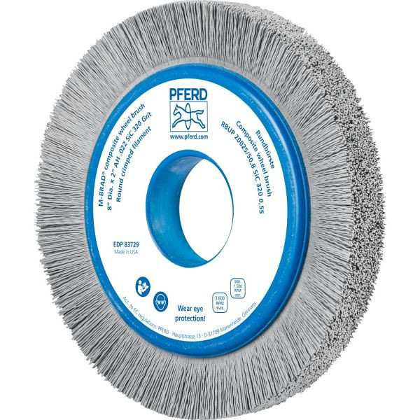 Pferd Rundbürste, ungezopft RBUP 20025/50,8 SiC 320 0,55, 79183729