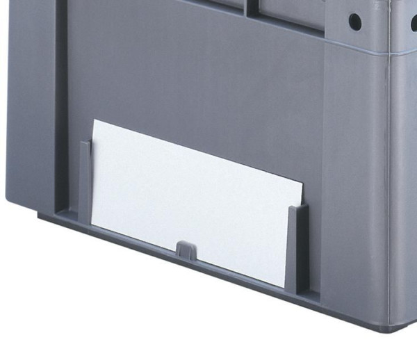 Schulte Papier-Etiketten für Euro-Stapelkästen 45 x 210 mm (H x B), weiß, 20454