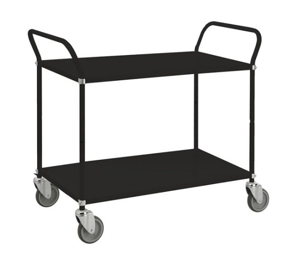 Kongamek Blechwagen Schwarz, 2-Ebene-Bremse, gefärbter Wagen mit 2 Böden, KM8105B