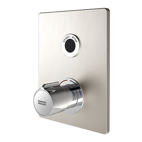 KWC Duscharmatur, F5, elektronische Zeitsteuerung, Thermostat, UP, Fertigbauset, 2x Bypass, ABE, für Batterie oder Netzteil, 2030067172