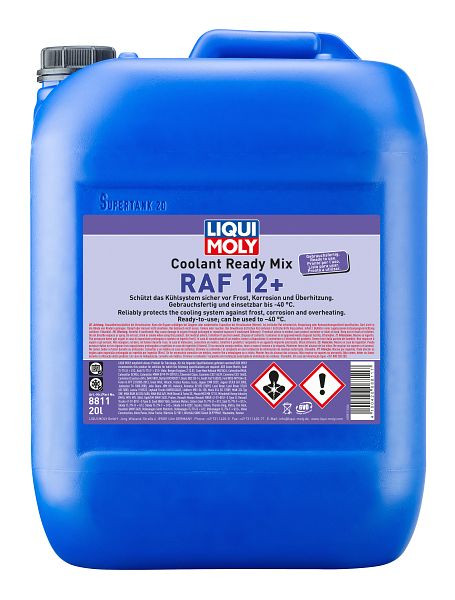 LIQUI MOLY Fertiggemisch Coolant Ready Mix RAF12+, Kanister Kunststoff, VE: 20 Liter, 8811