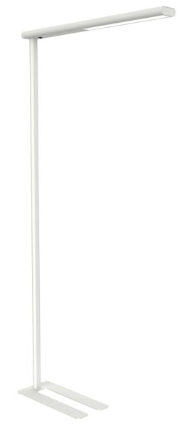 Deskin Stehlampe LED, aus Aluminium, dimmbar, Weiß, 1950 mm, 330180