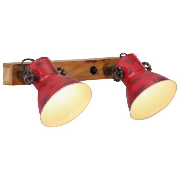 vidaXL Wandleuchte 25 W Rot 45x25 cm Abmessung E27, 371824