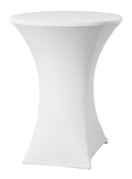 Hendi Stehtischhusse Ø70 cm, ØxH: 700x1150 mm, Weiß, 813829