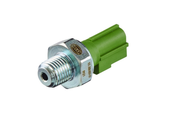 HELLA Öldruckschalter, 12V, 1-polig, Öffner, Farbe: grün, 6ZL 009 600-081