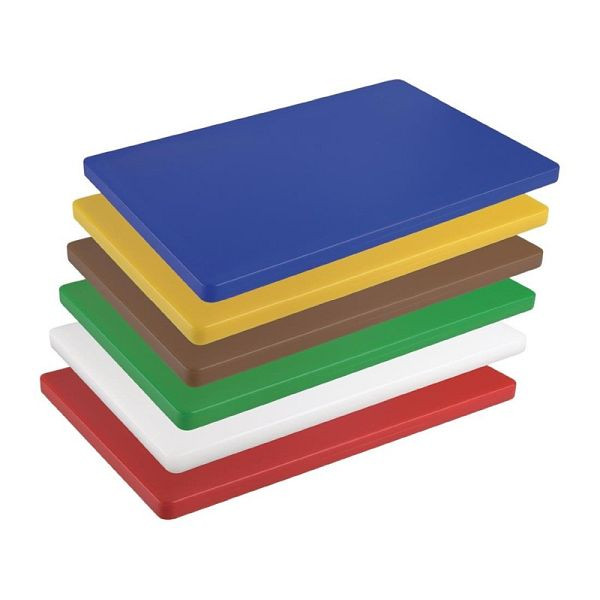 Hygiplas LDPE Schneidebrett rot 600x450x10mm, nicht absorbierend, HC877