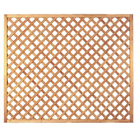 T&J Diagonal-Rankzaun 180 x 150 cm, MW 6 x 6 cm, Rahmen 45/45 mm, kdi grün, Leisten 12 x 30 mm, genagelt, 11613