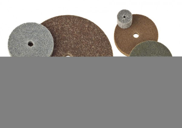 3M Scotch-Brite EXL Mandrell für verpresste Kompaktscheiben XL-UW, 150 mm x 25,4 mm x 12,7 mm, 2A MED, VE: 2 Scheiben, 7000000747