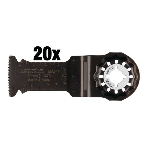 Makita Tauchsägeblatt 32 mm TMA047 20 Stück, B-64814-20