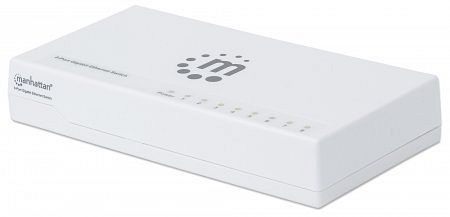 MANHATTAN 8-Port Gigabit Ethernet Switch, Kunststoffgehäuse, Desktop-Format, IEEE 802.3az, 560702