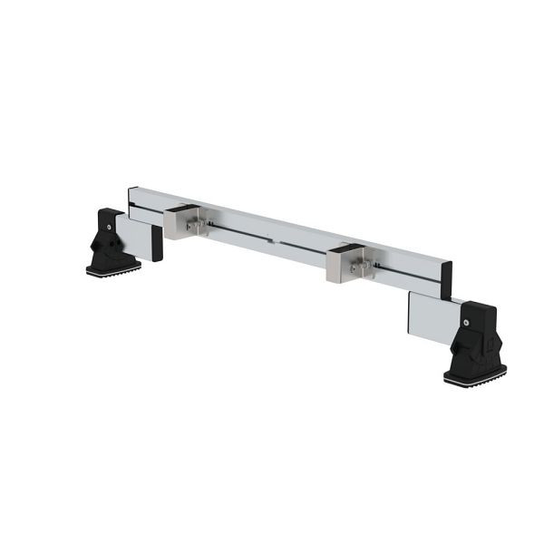 Munk Günzburger Steigtechnik Nachrüst-Traverse mit nivello®-Leiterschuh Breite 0,93 m mit Holmhöhe 58 mm, 30390