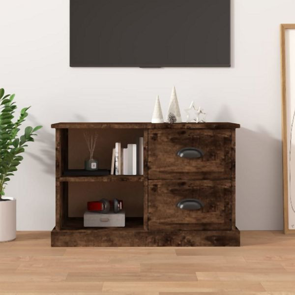 vidaXL TV-Schrank Räuchereiche 73x35,5x47,5 cm Holzwerkstoff, 816173