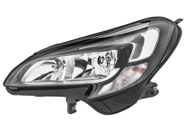 HELLA FF/LED/Halogen-Hauptscheinwerfer, für u.a. Opel Corsa E (X15), für Rechtsverkehr, links, 1EF 011 830-051