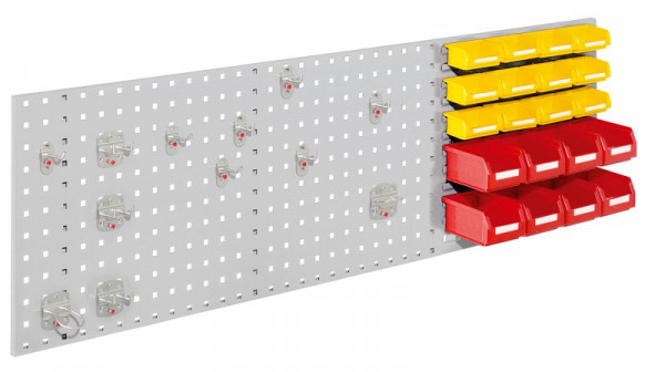Kappes RasterPlan Kombiplatte Set 3, RAL 7035, 2 x Kombiplatte H 450 x B 1500 mm, 4426.03.1513