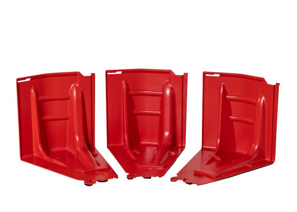 DENIOS Mobile Hochwasserbarrieren, 50 cm hoch, Innenbogen 30 Grad, Set, VE: 3 Stück, 321328