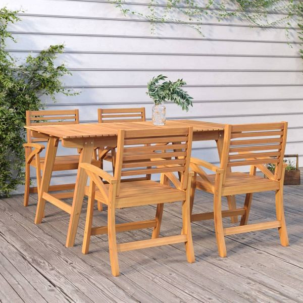 vidaXL Gartentisch 150x90x75 cm Massivholz Akazie, 363310
