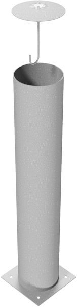 Schake Absperrpfosten Typ 40273A-ortsfest-, 40273A, 4250384755133