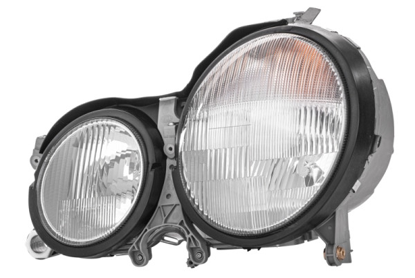 HELLA Halogen-Hauptscheinwerfer, für u.a. Mercedes-Benz E-Class (W210), CCC/ECE, für Rechtsverkehr, links, 1D9 007 970-031