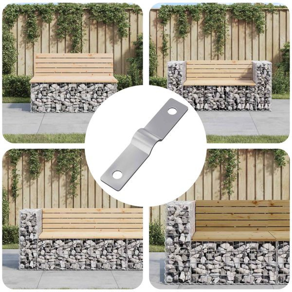 vidaXL Einschlagplatte 9000-teilig Silber Eisen, 864830