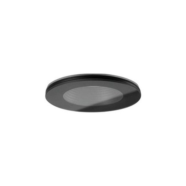 Brumberg LED-Einbaudownlight 14W schwarz Alu mit Konverter IP44 1LED LED austauschbar elektrisch, rund, 101870