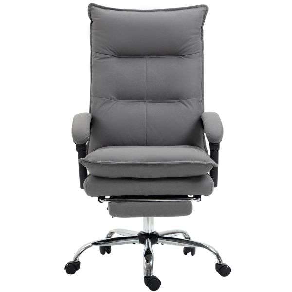 Vinsetto Massage-Bürostuhl Mit Heizung Und Liegefunktion – Komfort Fürs Homeoffice, 74 Cm Breit
