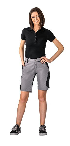 Planam Norit Damen Shorts, zink/schwarz, Größe XXXL, 6466064