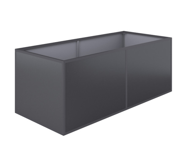KGT Alu-Hochbeet Alu-Hochbeet 210, anthrazit-grau, 0.91 x 2.05 x 0.77 m, 16000030