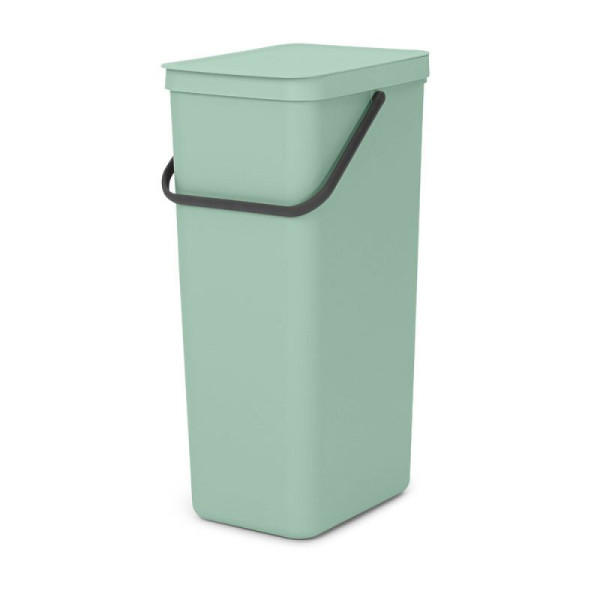 STEIN HGS Abfallsammler Sort & Go, jade, Gesamthöhe 620 mm, 40 Liter, 83478.0022