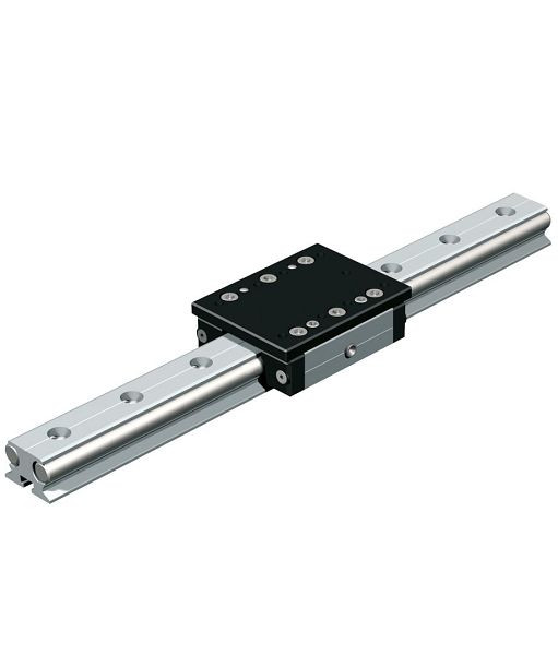isel Linearführung LFS-12-10, B36 x H24,5 x L2696 mm E, 2 Stahlwellen Ø12 mm, 220001 2700