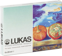 Produktbild von LUKAS Malfarbe Tempera - 6 x 20 ml Tuben, sortiert, VE: 0,114 L, K118006 LUKAS Malfarbe Tempera - 6 x 20 ml Tuben, sortiert, VE: 0,114 L, K118006