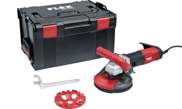 FLEX Kompakter Sanierungsschleifer für randnahes, staubfreies Schleifen, 125 mm LD 16-8 125 R, Kit E-Jet, 504955