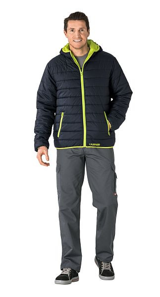 Planam Outdoor Lizard Jacke, marine/grün, Größe XS, 3695040