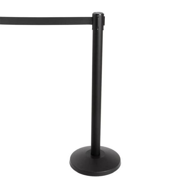 ALLPAX Stoppo XL Abgrenzungsständer schwarz, 3,4m Zugband schwarz, 10010350