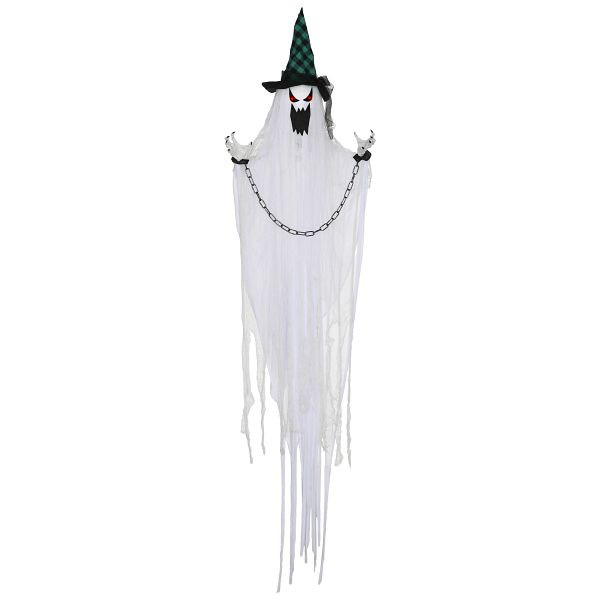 HOMCOM Geister-Dekoration für Halloween, Grusel-Heulen und Bewegung, batteriebetrieben, 844-865V00WT