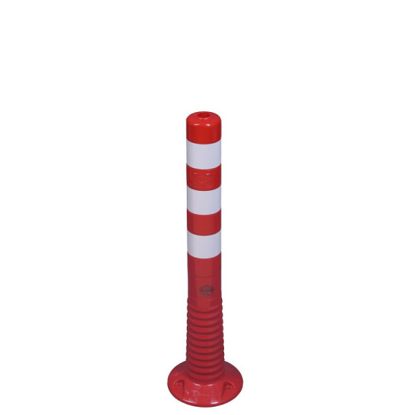 Stein HGS Flexipfosten, nachgiebig, inkl. Befestigungsmaterial, rot, Höhe 750 mm, 65919.0012