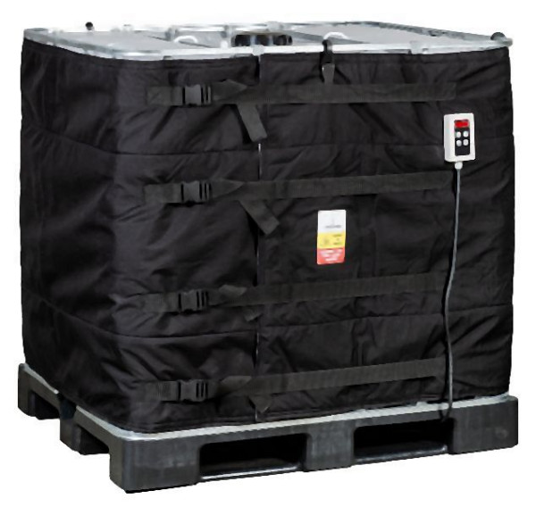 Kuhlmann Electro Heat IBC Containerheizer Heizmantel für 640L IBC für Frostschutz mit digitalen Regler (0-40ºC) 230V 1300W 4100x870mm, 17-2133