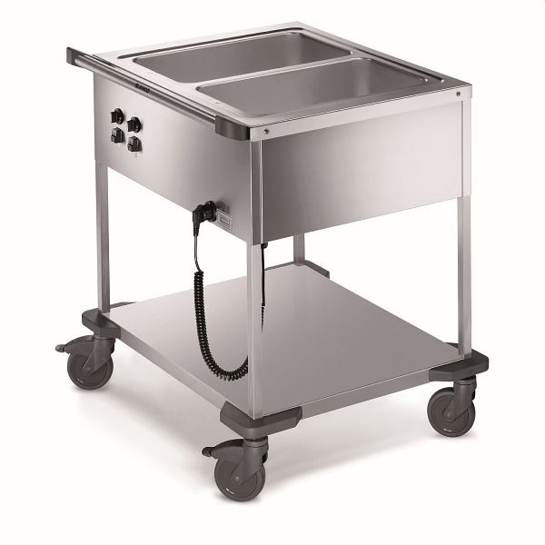 B.PRO SAW L-2 Speisenausgabewagen aus rostfreiem Edelstahl, 572156