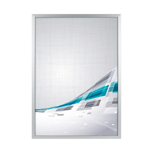 VKF Renzel Klickrahmen/Plakatwechselrahmen/Klapprahmen „Straight”, aus Aluminium, 32 mm Profil, „Straight”-Profil, mit, Gehrungsecken, DIN A0, 50.0278.4