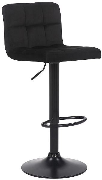 CLP Barhocker Feni Samt, schwarz, 315726, 4251756432522
