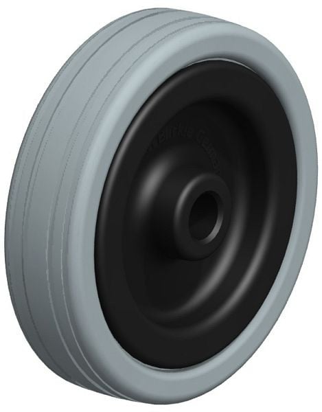 Blickle VPA 100/12G Rad aus Vollgummi, Grau, 105056