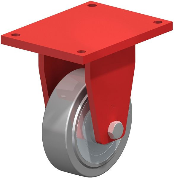 Blickle BS-SVS 300K Stahlgeschweißte Schwerlast-Bockrolle, Stahl, Grau, 754244