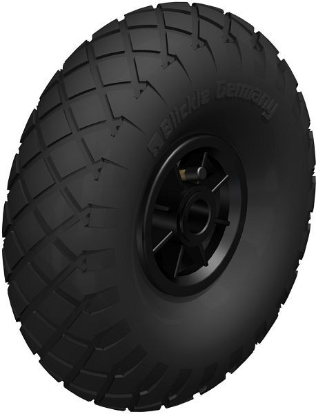 Blickle PK 302/25-75G Rad, Luftreifen, Schwarz, 261370