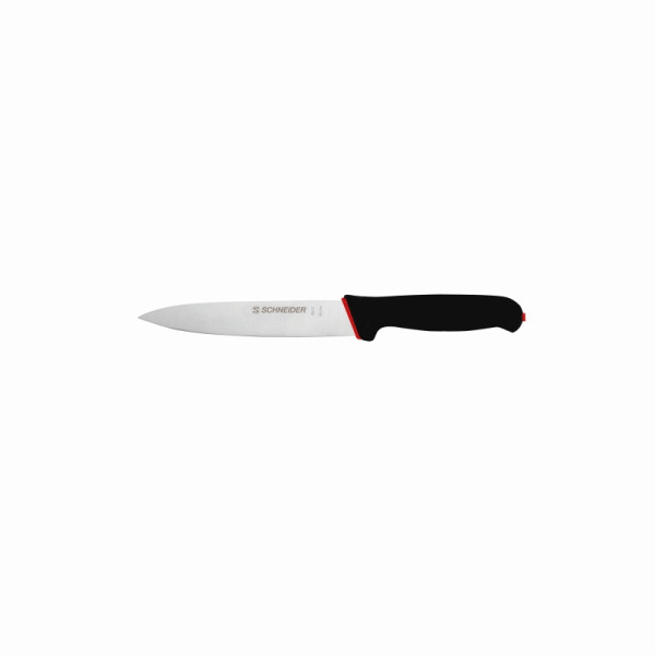 Schneider S-Grip Gemüsemesser, Griff: schwarz, rot, 100 mm, 267040