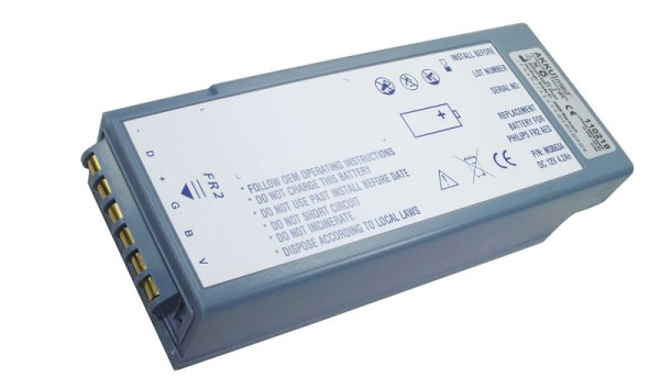Akkumed Lithium-Batterie, zu Philips Laerdal HeartStream, ForeRunner I, GA 4105