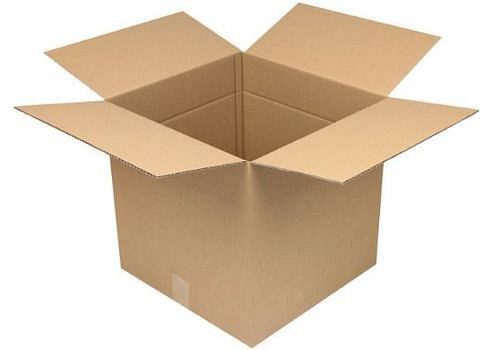 TransPak Wellpapp-Faltkarton 1-wellig, Innenmaß 400 x 400 x 400 mm, Qualität 1.30C, VE: 25 Stück, 299280